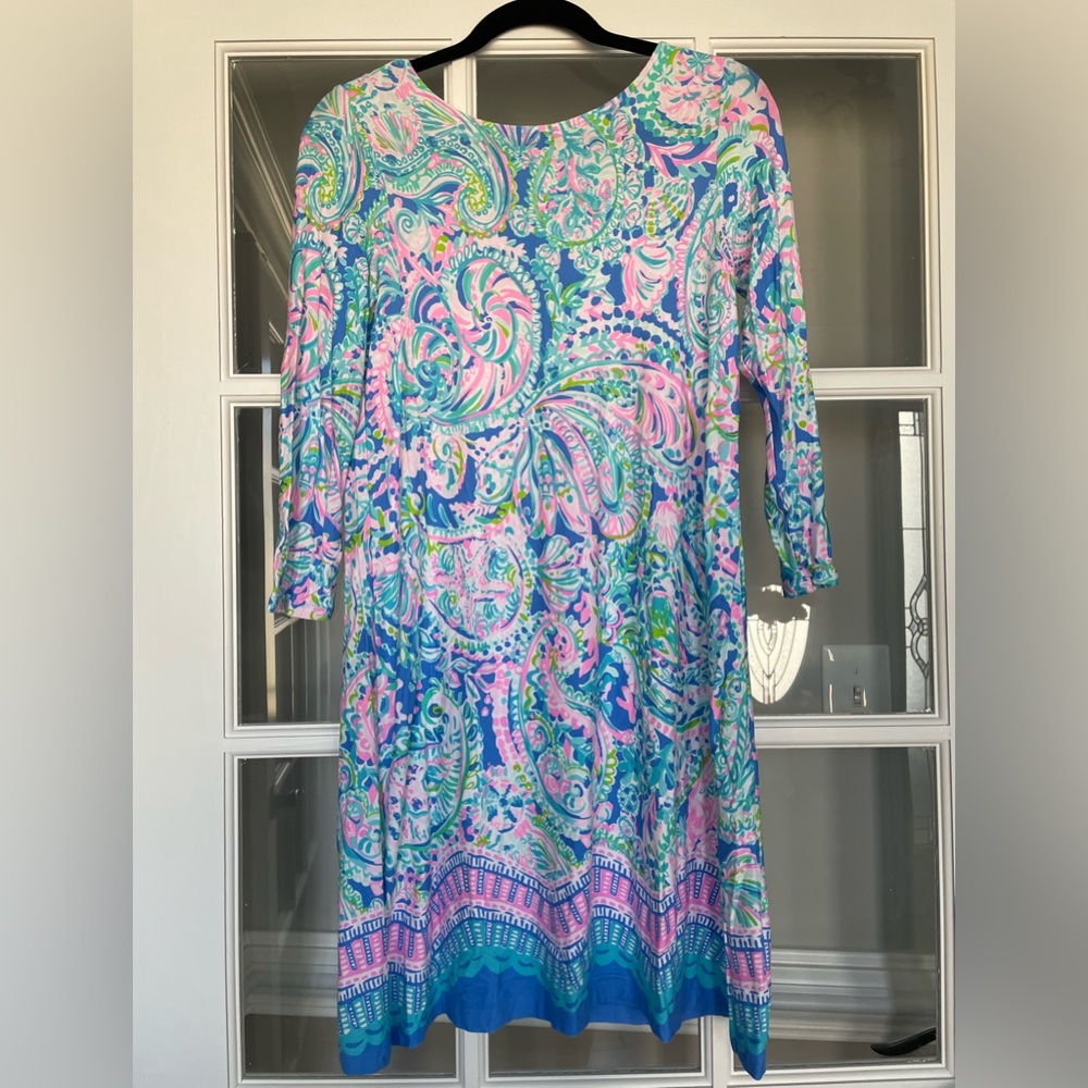 Lilly Pulitzer lattice back Ophelia swing dress